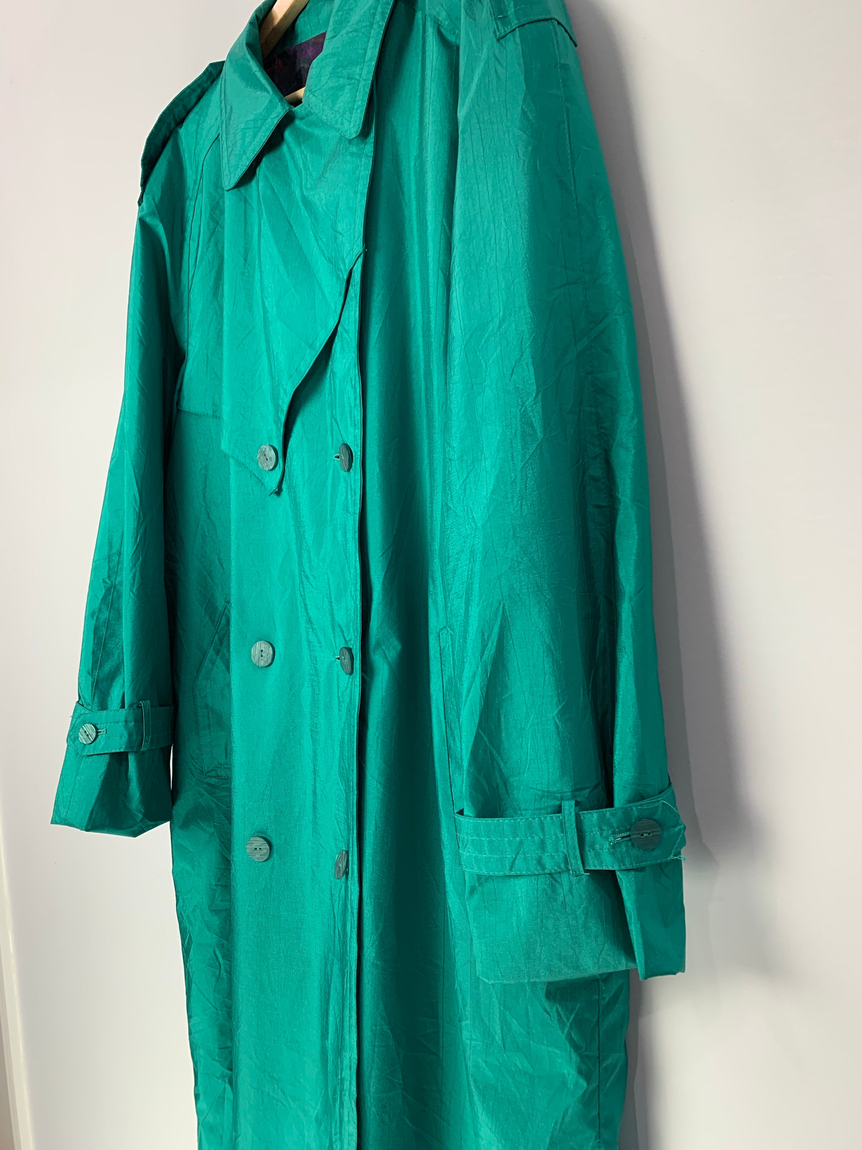 Lucky Spearmint Trench Coat